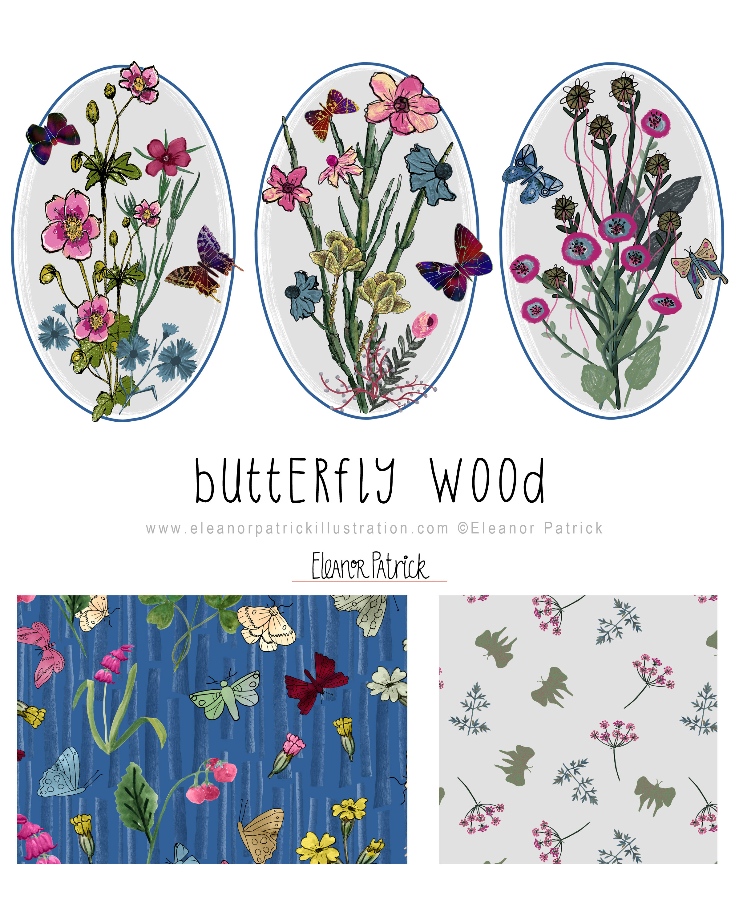 butterfly wood layout