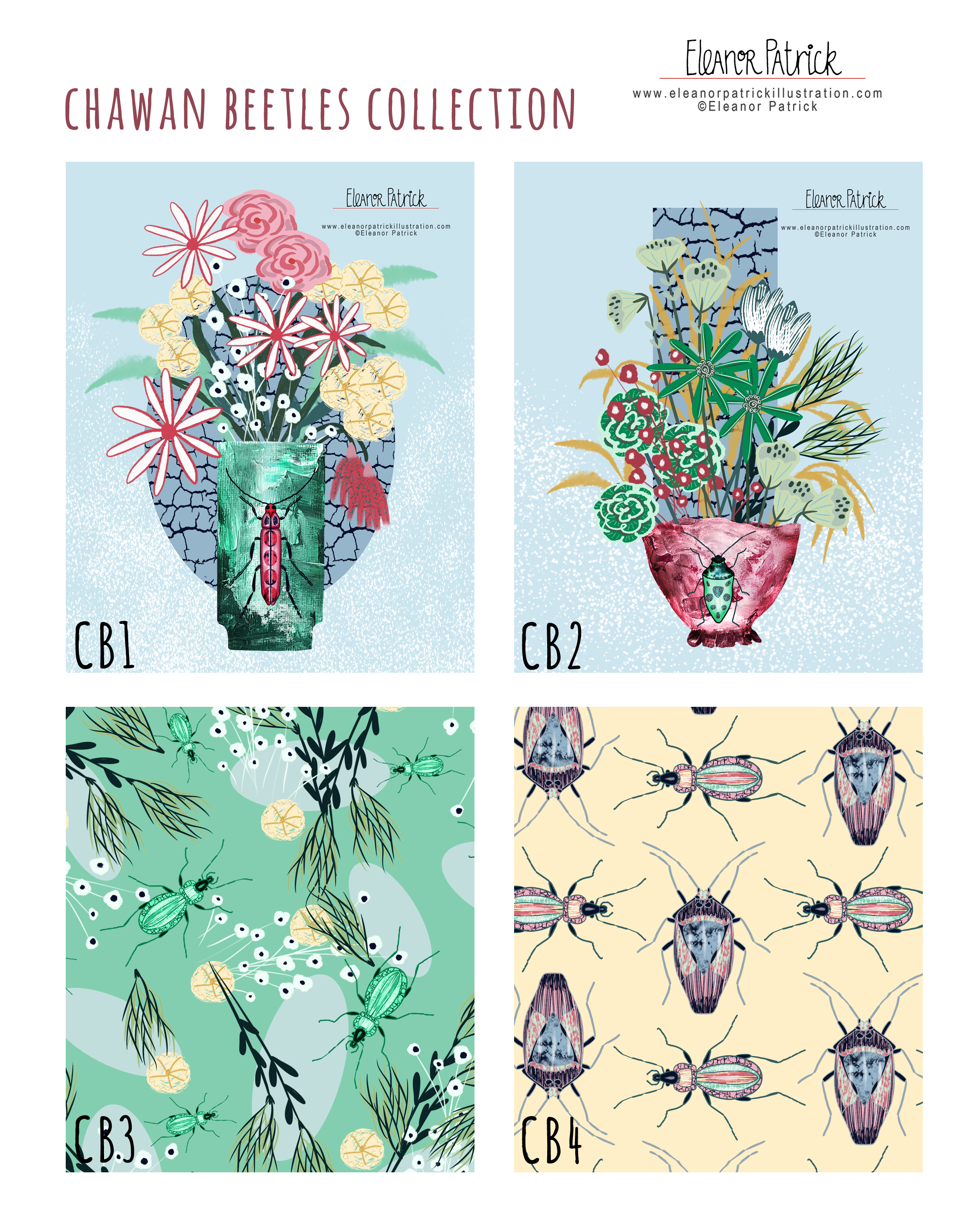 Chawan beetles collection