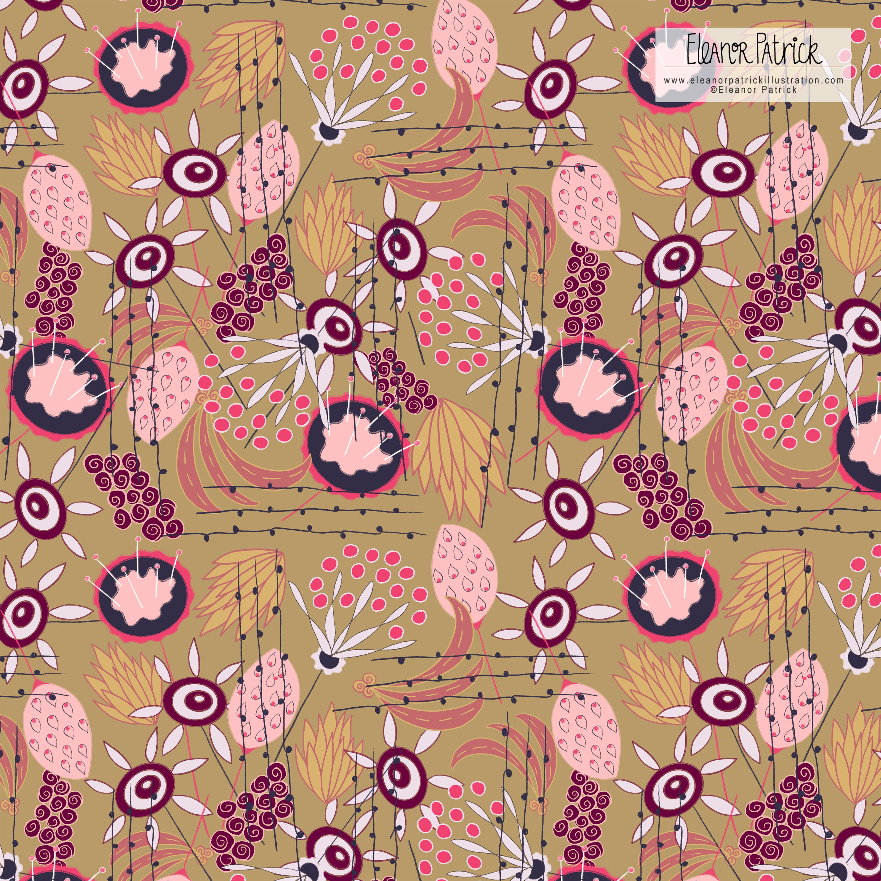 pink flourish sample